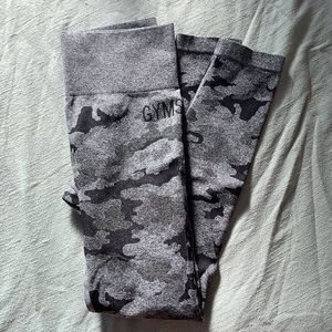 GymShark Adapt Camo Seamless Leggings and Bra